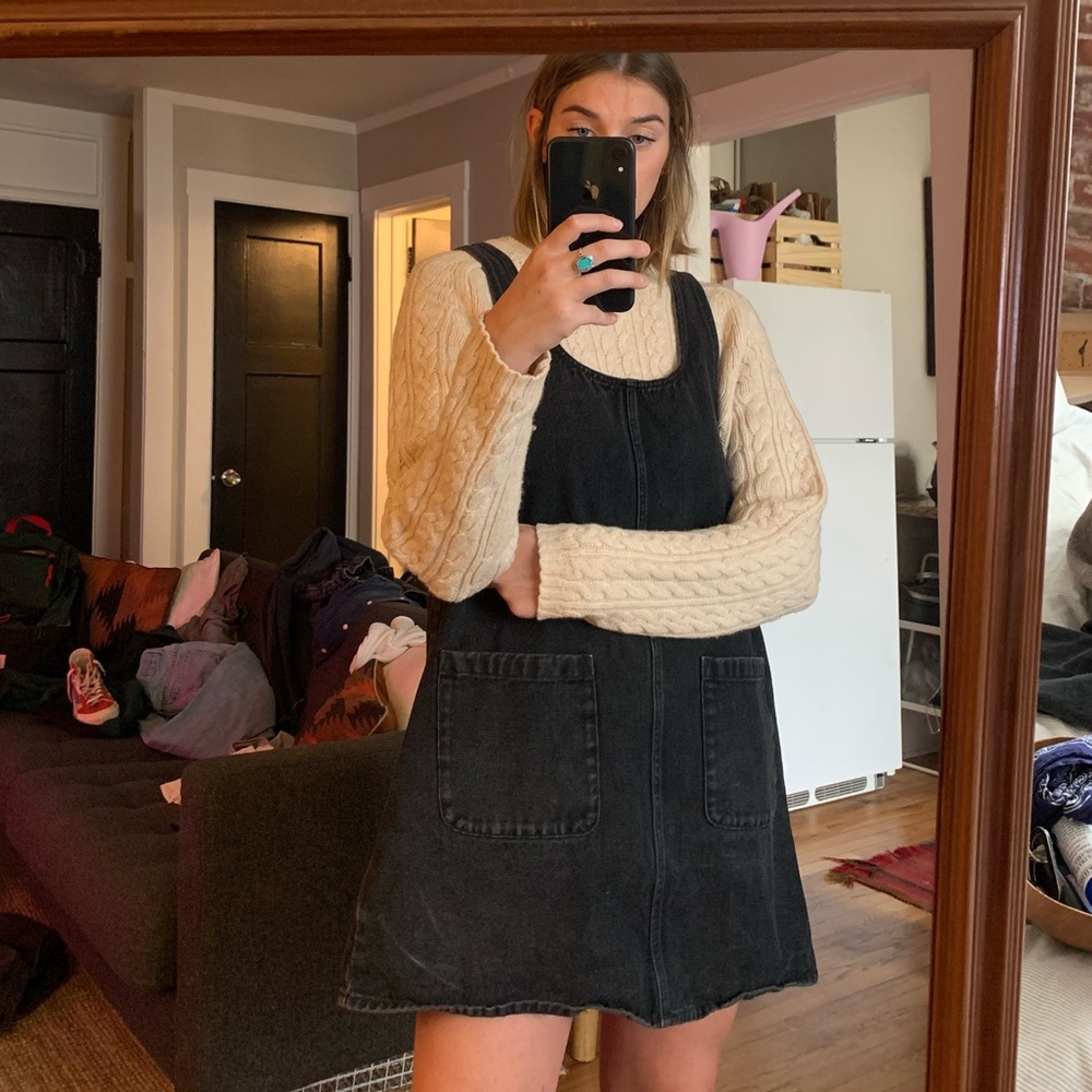 Vintage Overall Denim Dress